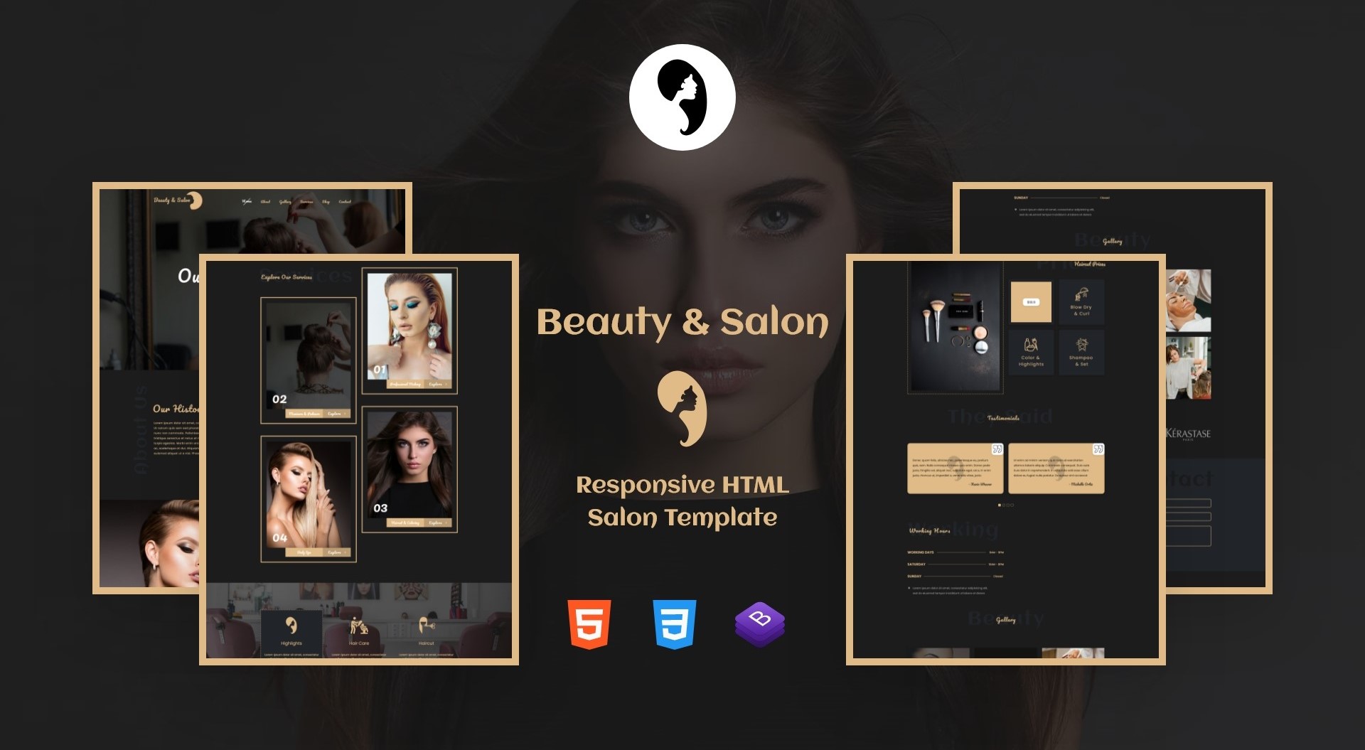 Beauty & Salon – Responsive Salon Template