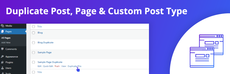 Duplicate Pages & Posts