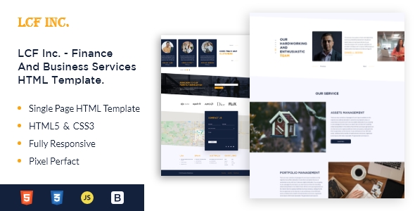 LFC Inc - Finance and business services HTML5 template