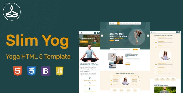 Slim Yog – Responsive HTML5 Template