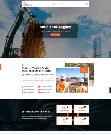 Anaya - Construction Business HTML5 Template - Geek Code Lab