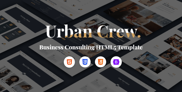 Urban Crew Business Consulting HTML Website Template