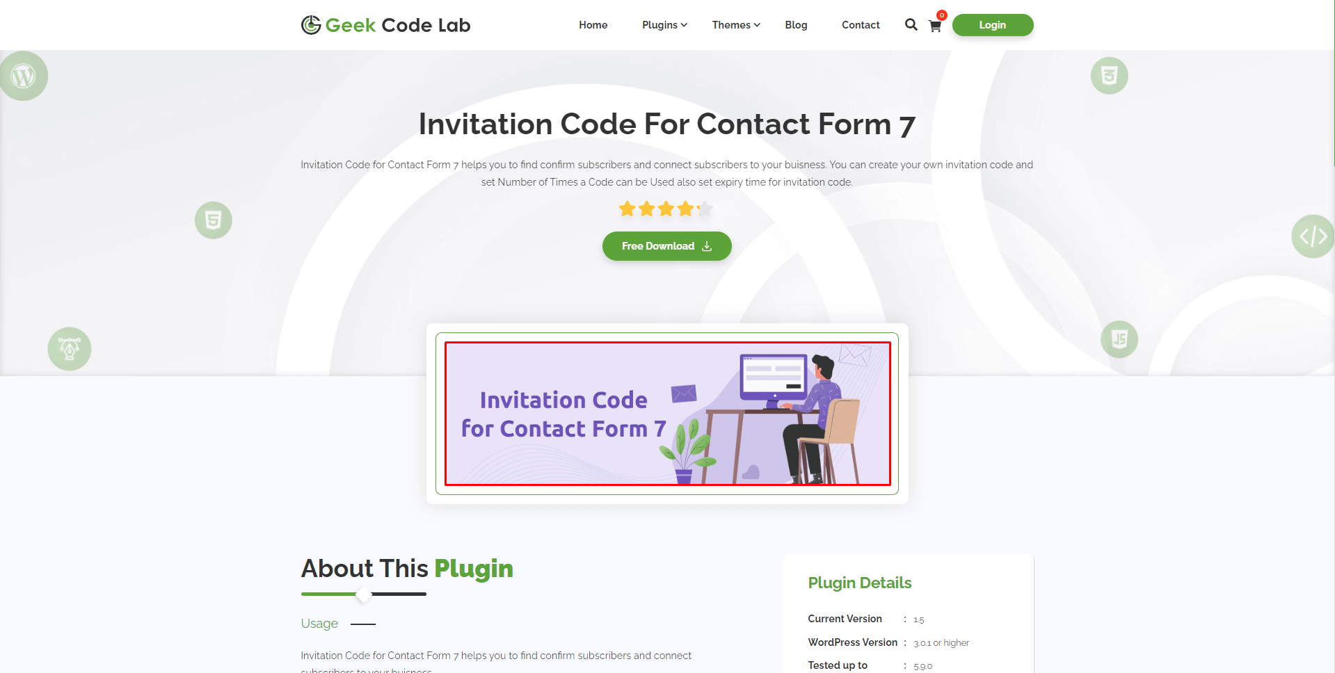 Invitation Code For Contact Form 7